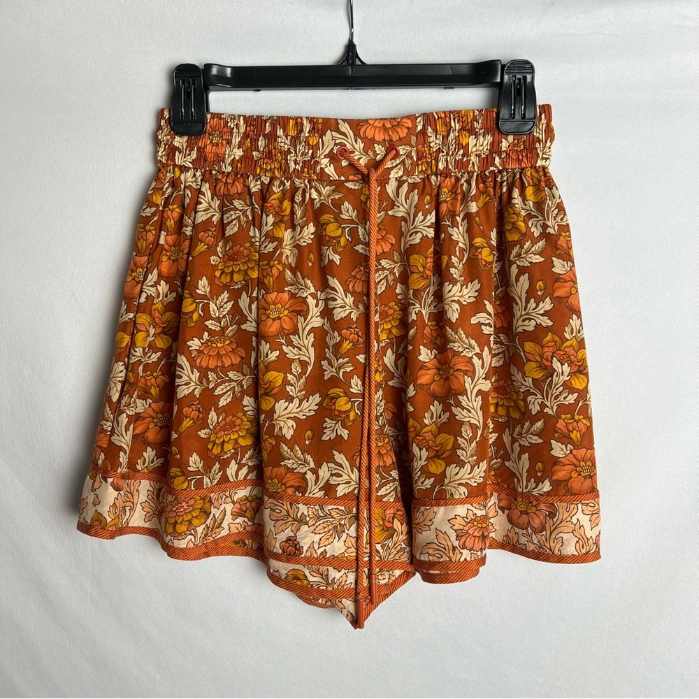 zimmermann andie relaxed short in terracotta - Picture 12 of 13